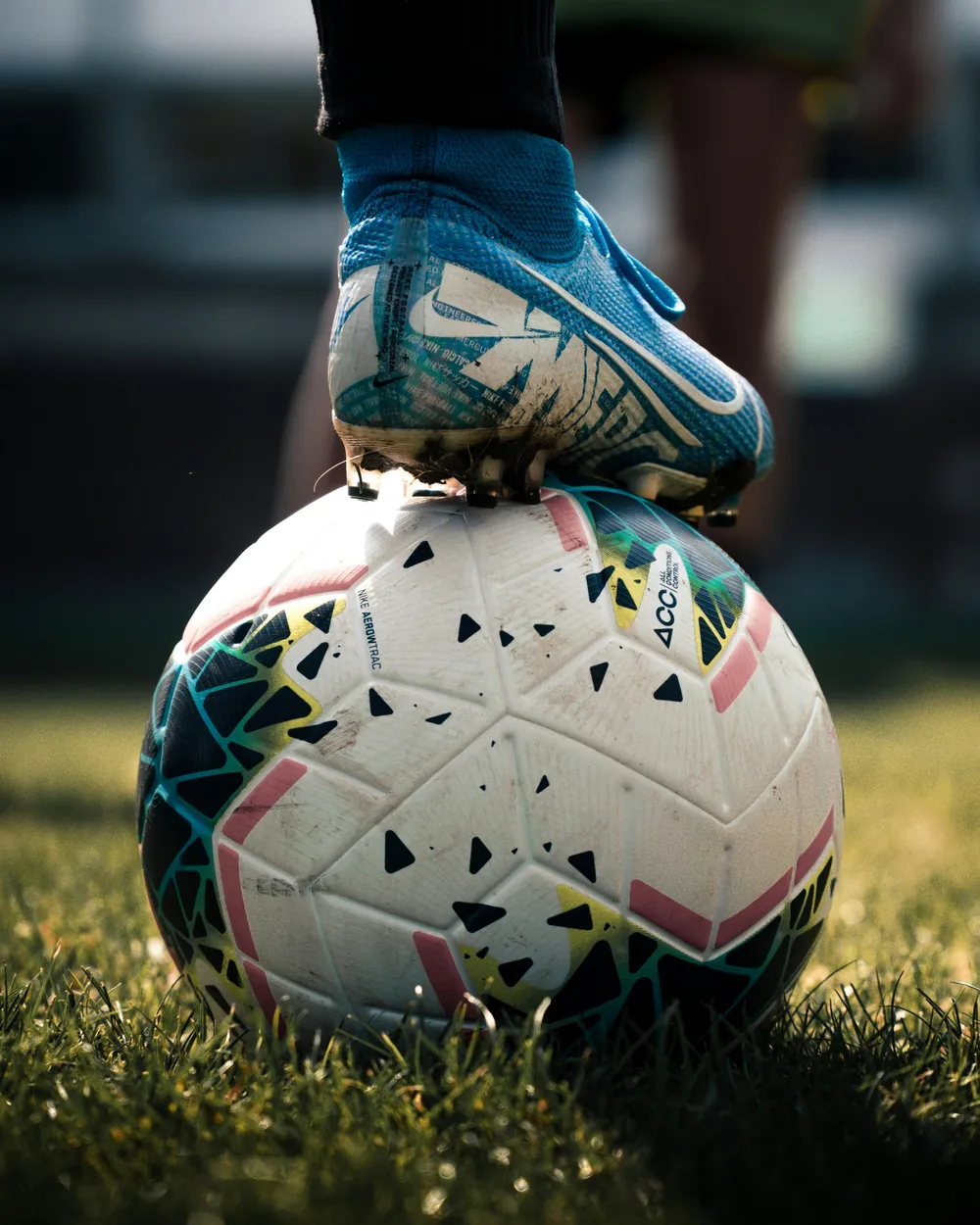 Player in the stadium